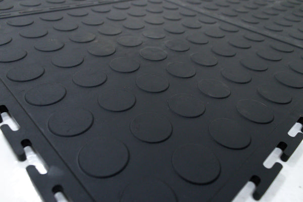 Interlocking PVC tiles