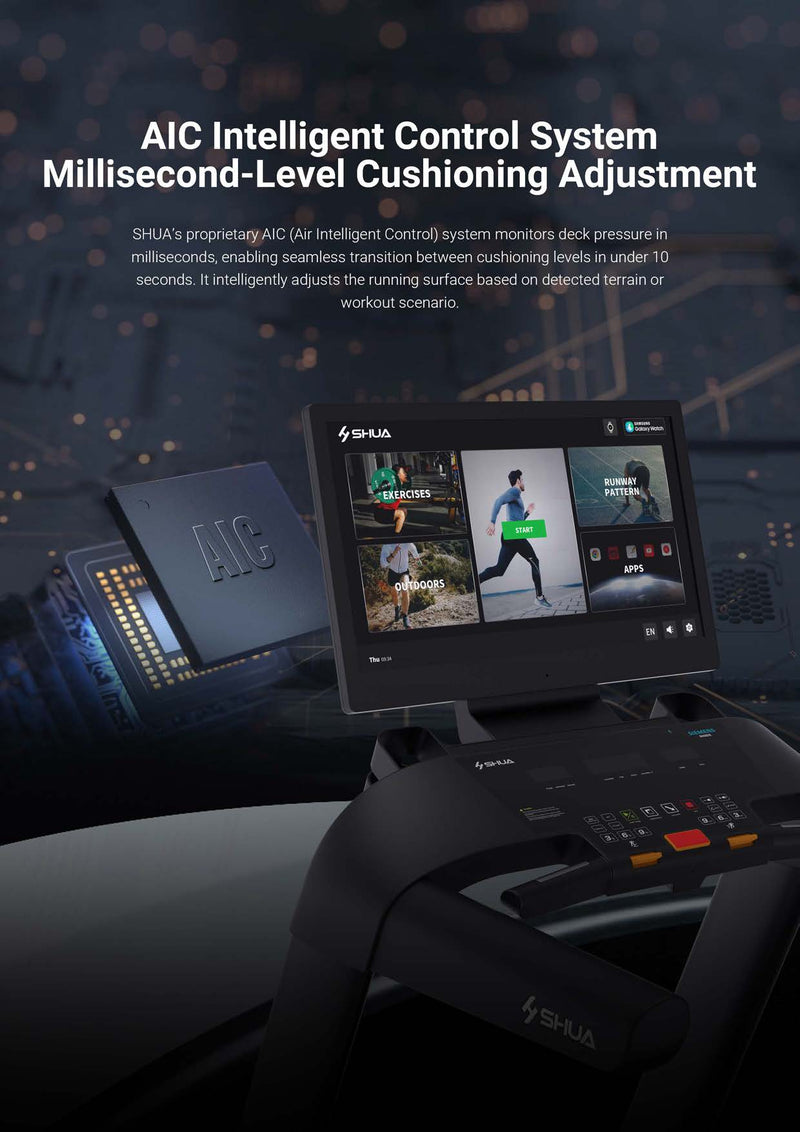 Load image into Gallery viewer, Shua S2+ Pro 21.5" Touch Screen Commercial Treadmill (7 Year Warranty)