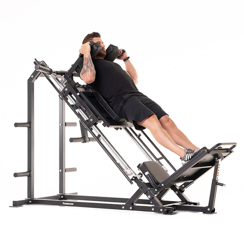 Load image into Gallery viewer, Powercore Light Commercial Leg Press/Hack Squat (IMLPHS)