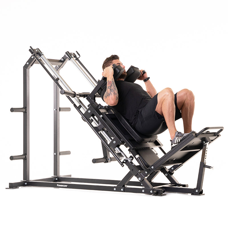 Load image into Gallery viewer, Powercore Light Commercial Leg Press/Hack Squat (IMLPHS)