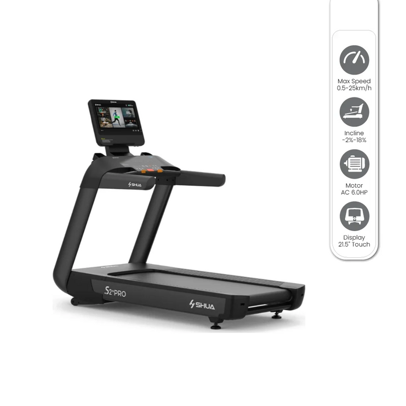 Load image into Gallery viewer, Shua S2+ Pro 21.5in Touch Screen Commercial Treadmill