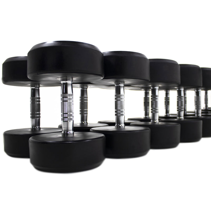 Load image into Gallery viewer, Powercore Rubber Dumbbells Set (27.5kg - 40kg)