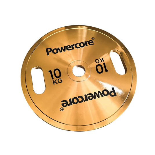 Powercore Steel Weight Plate (Electroplated GOLD) 10KG