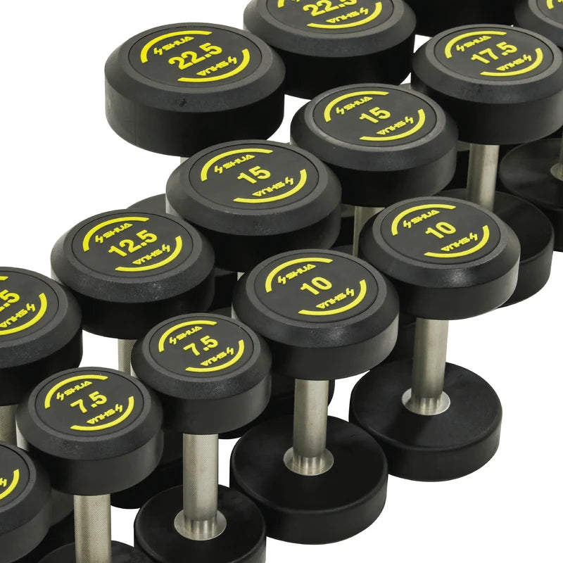 Load image into Gallery viewer, SHUA Dumbbell Set CPU (2.5KG-30KG) Urethane
