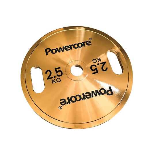 Powercore Steel Weight Plate (Electroplated GOLD) 2.5kg