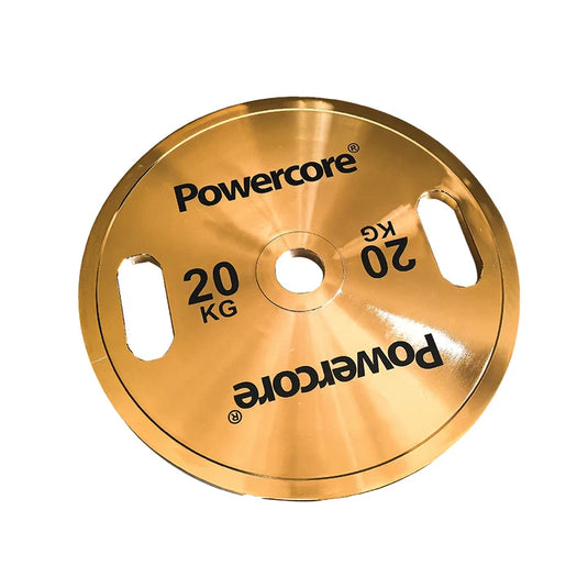 Powercore Steel Weight Plate (Electroplated GOLD) 20KG
