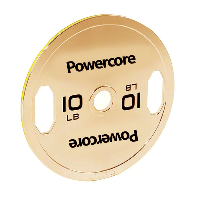 Powercore Steel Weight Plate (Electroplated GOLD) 20KG
