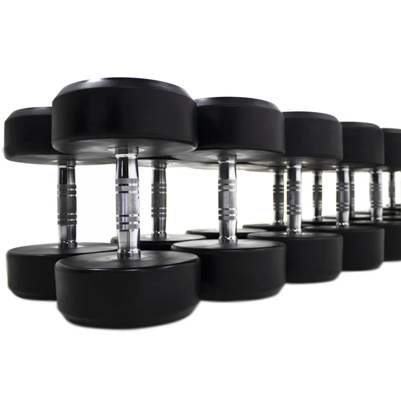 Load image into Gallery viewer, Powercore Round Rubber Dumbbell 50kg
