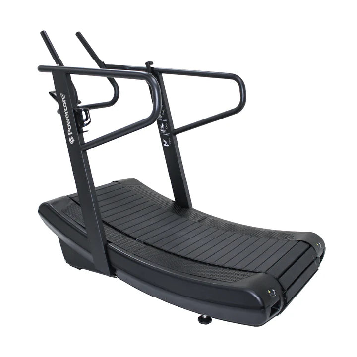 Load image into Gallery viewer, Powercore Sprint Curve Treadmill (Self Powered with resistance) - Black
