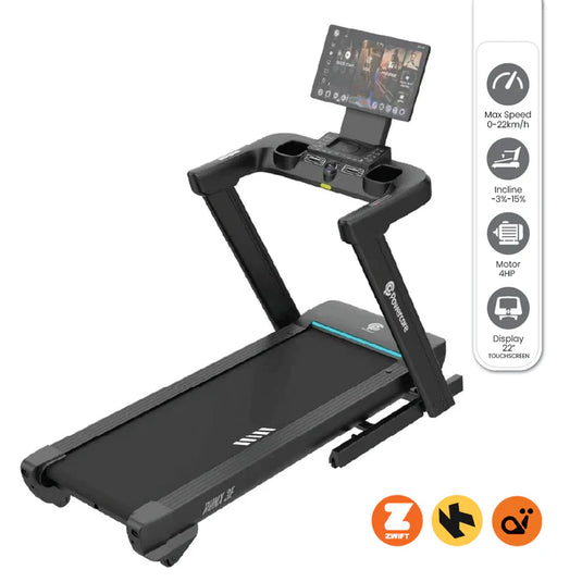Powercore RunX 3E Treadmill - 4hp Touchscreen 22"