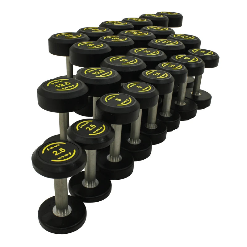 Load image into Gallery viewer, SHUA Dumbbell Set CPU (2.5KG-30KG) Urethane
