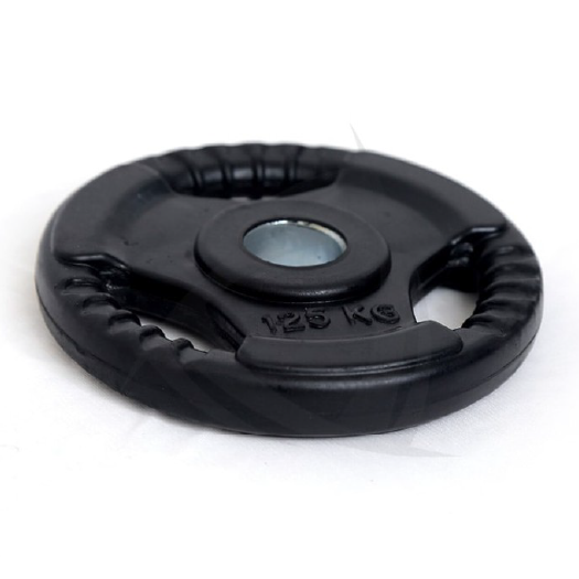 Powercore 1.25Kg Weight Plate (Olympic Size, Tri-Grip, Rubber Coated)