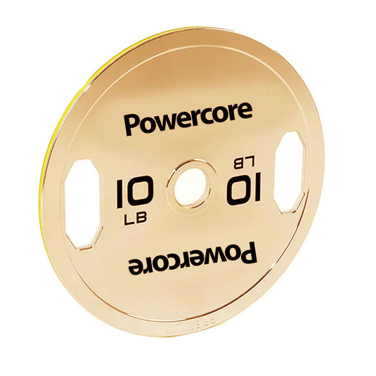 Powercore Steel Weight Plate (Electroplated GOLD) 10KG