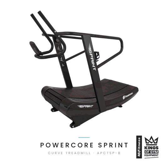 Powercore Sprint Curve Treadmill 360 view
