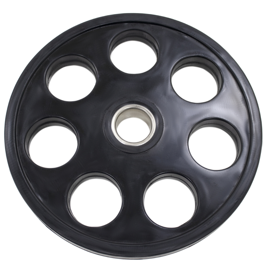 Powercore 7 Hole Rubber Coated Weight Plate (Olympic Size) 2.5-25kg