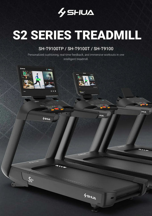 Shua S2+ Pro 32" Touch Screen Commercial Treadmill