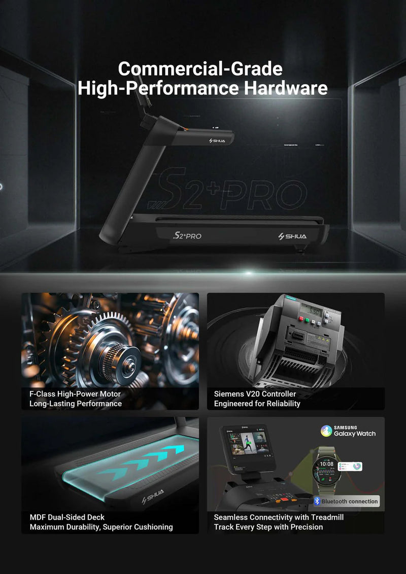 Load image into Gallery viewer, Shua S2+ Pro 32" Touch Screen Commercial Treadmill
