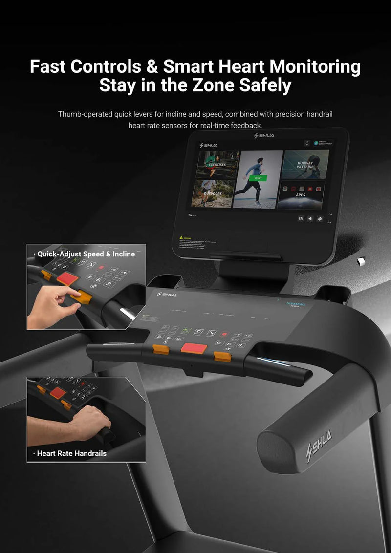 Load image into Gallery viewer, Shua S2+ Pro 32" Touch Screen Commercial Treadmill
