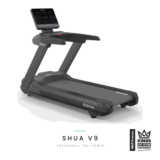 Shua V9 Commercial Treadmill 360 view