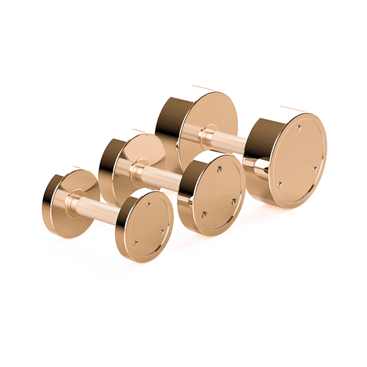 Powercore Electroplated Gold Dumbbell Set 2.5-32.5kg