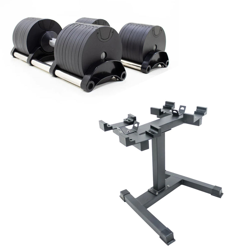 Load image into Gallery viewer, Powercore 36kg Smart Dumbbells with Stand
