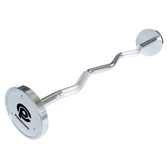 Powercore Steel EZ Barbell Set 10-50kg (Electroplated)