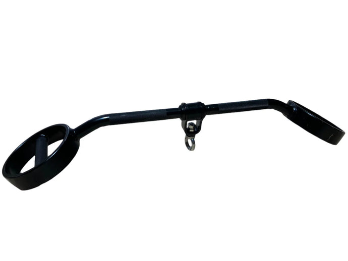 Lat Bar with D-Handle Grip - Black