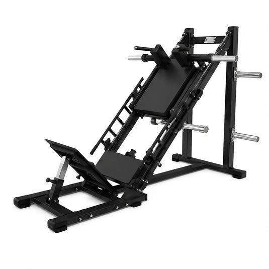 Powercore Leg Press Hack Squat Combo- Light Commercial (Black)