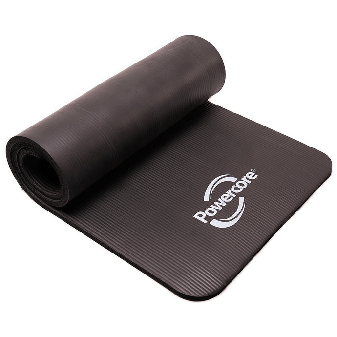 Powercore Black Exercise Mat 183X61X1.5Cm