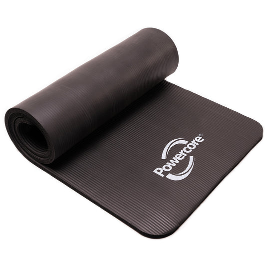 Powercore Black Exercise Mat 183X61X1.5Cm