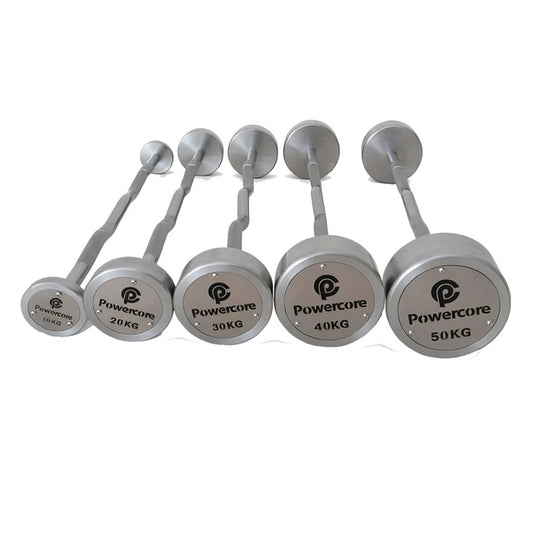 Powercore Chrome ez Barbell Set - 10-50kg