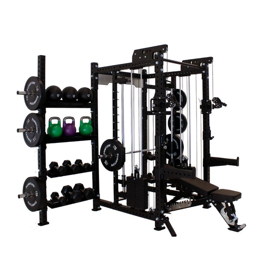 Powercore Stealth Functional Smith Trainer with Storage Rack