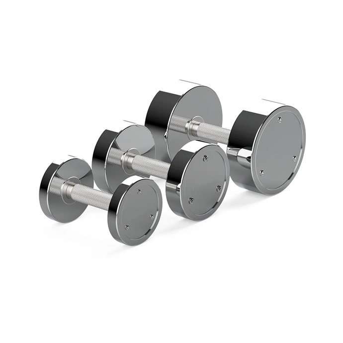 Powercore Chrome Dumbbells (Electroplated STEEL) 2.5-25kg