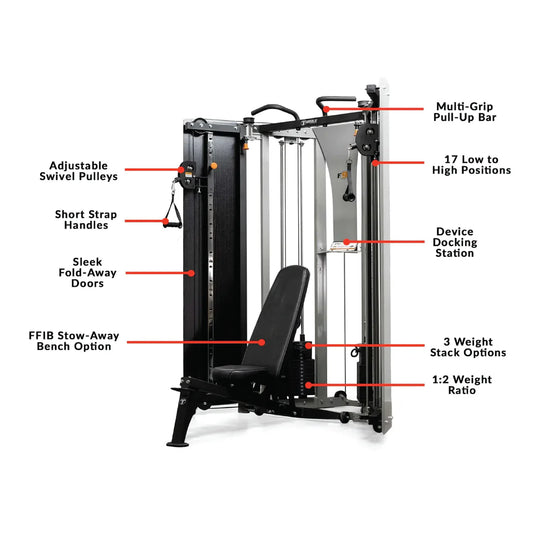 Torque F9 Fold Away Functional Trainer (200lbs)