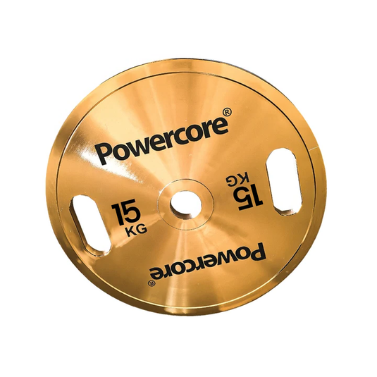Powercore Steel Weight Plate (Electroplated GOLD) 15KG