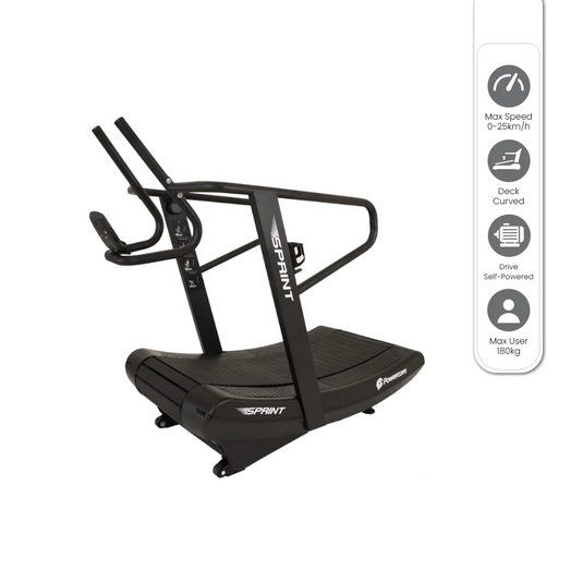 Powercore Sprint Curve Treadmill - Black